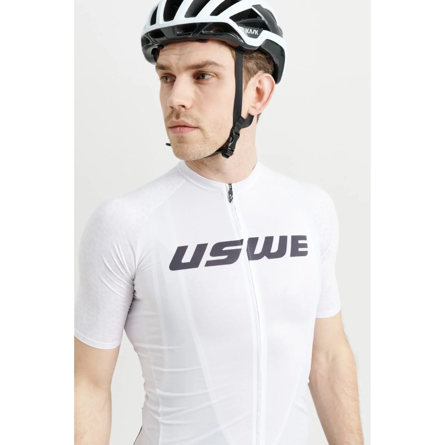 Maillot Manches Courtes USWE GRUS GRAVEL Blanc - Image 8