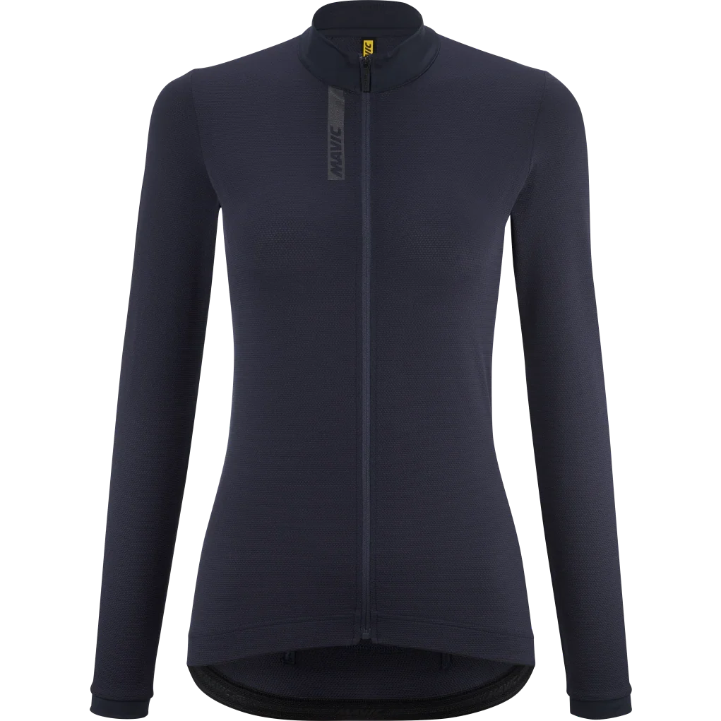 Maillot MAVIC AKSIUM Manches Longues Femme Bleu