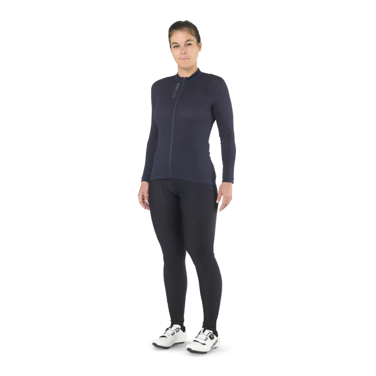 Maillot MAVIC AKSIUM Manches Longues Femme Bleu - Image 4