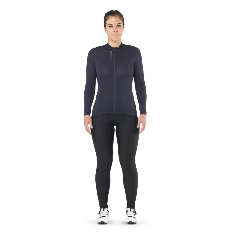Maillot MAVIC AKSIUM Manches Longues Femme Bleu - Image 5