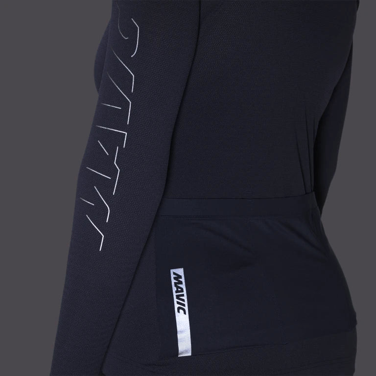 Maillot MAVIC AKSIUM Manches Longues Femme Bleu - Image 6