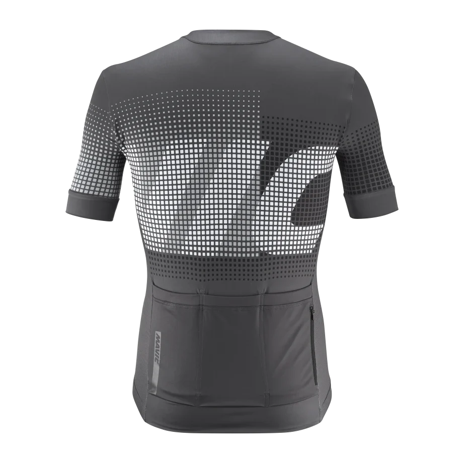 Maillot MAVIC AKSIUM GRAPHIC Manches Courtes Gris - Image 2