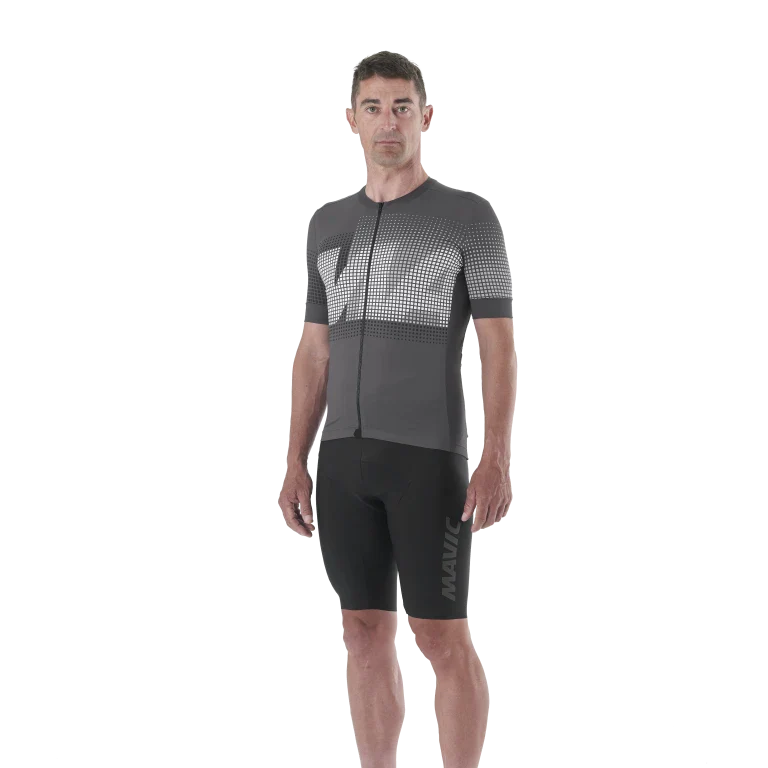 Maillot MAVIC AKSIUM GRAPHIC Manches Courtes Gris - Image 4