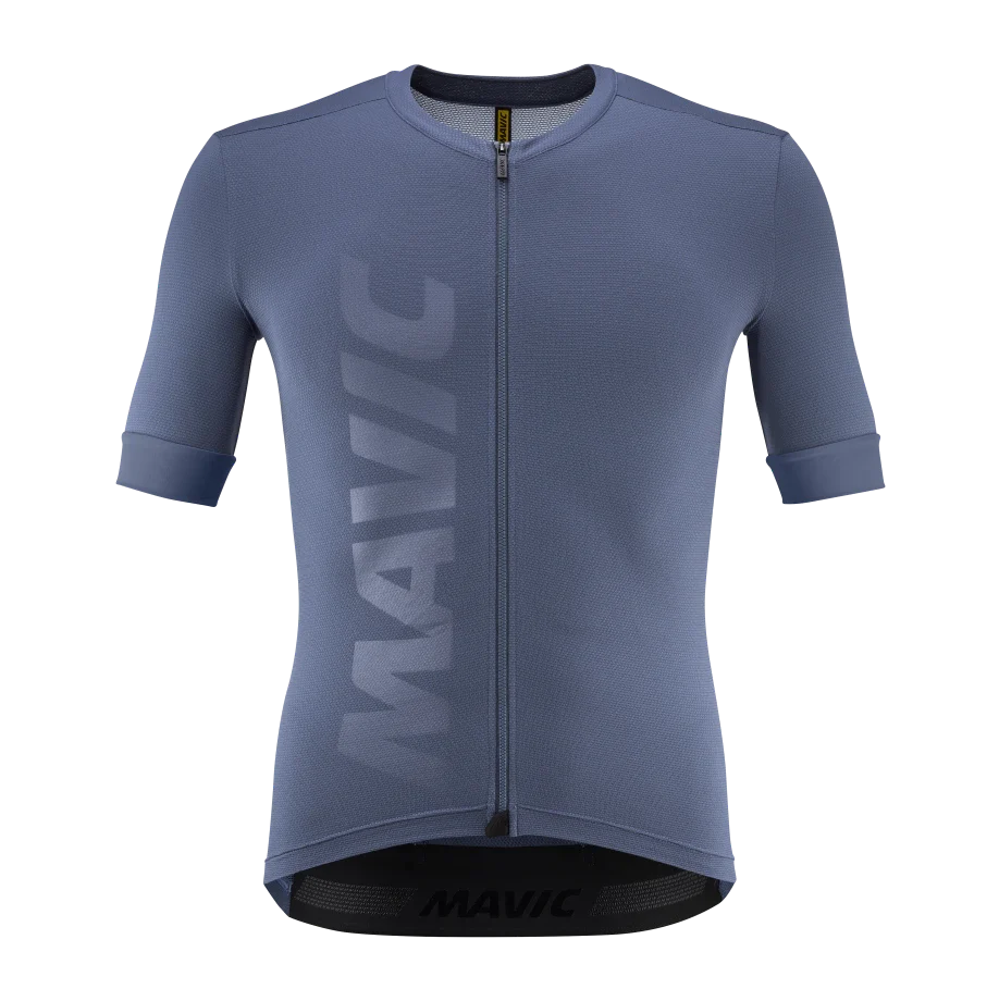 Maillot MAVIC AKSIUM Manches Courtes Bleu