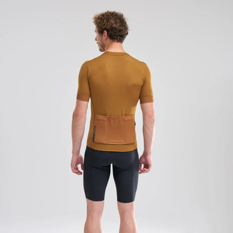 Maillot MAVIC AKSIUM Manches Courtes Marron - Image 7