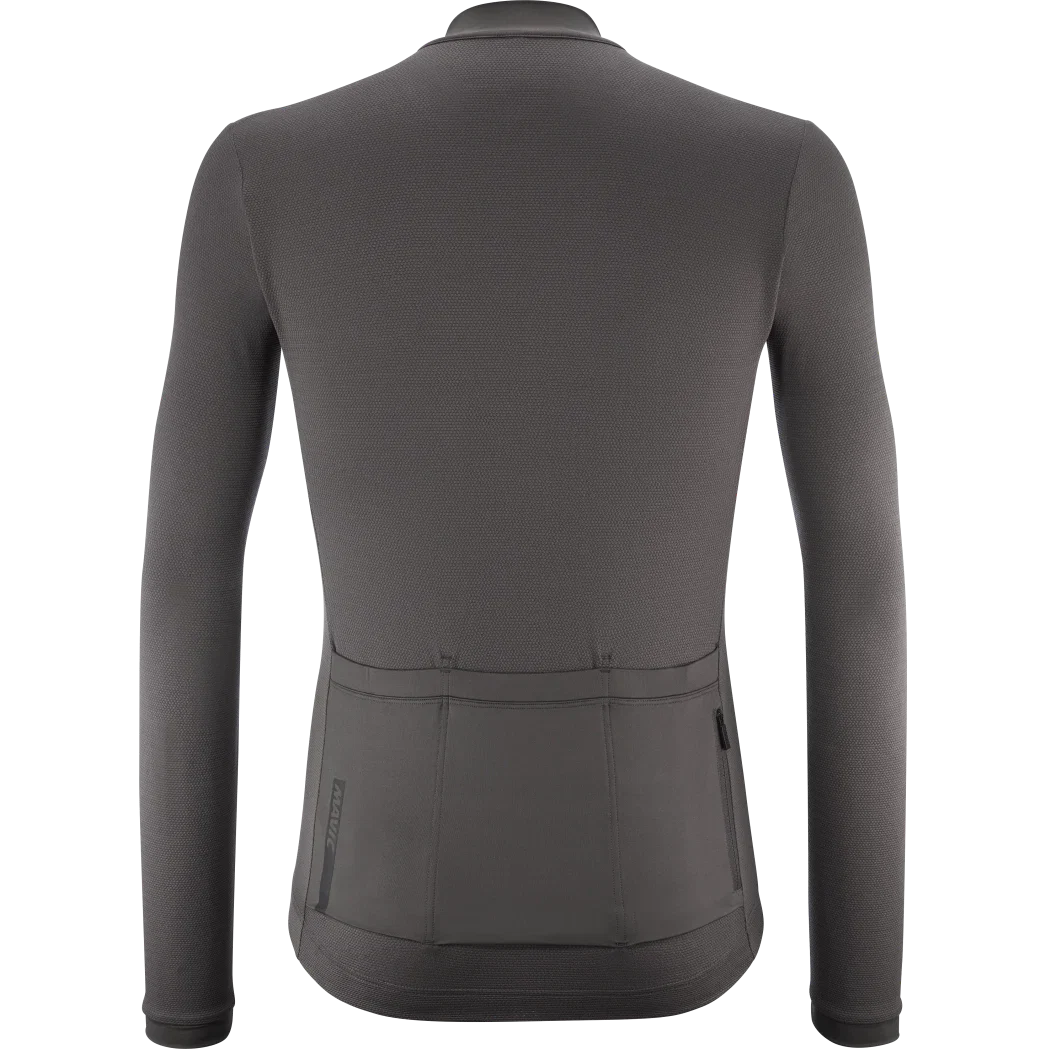 Maillot MAVIC AKSIUM Manches Longues Gris - Image 2