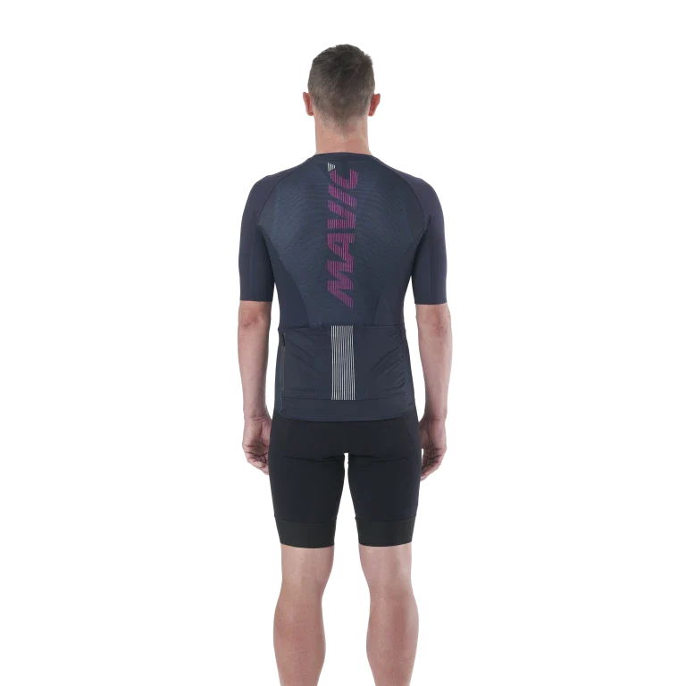Maillot MAVIC COSMIC Manches Courtes Bleu - Image 5