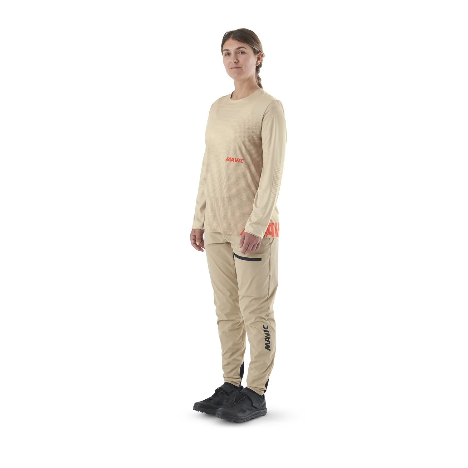 Maillot MAVIC CROSSTRAIL Manches Longues Beige - Image 6
