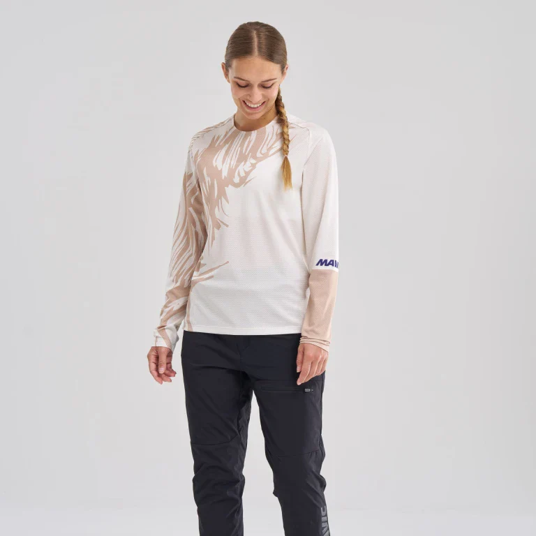 Maillot MAVIC DEEMAX ENDURO Manches Longues Femme Blanc - Image 3
