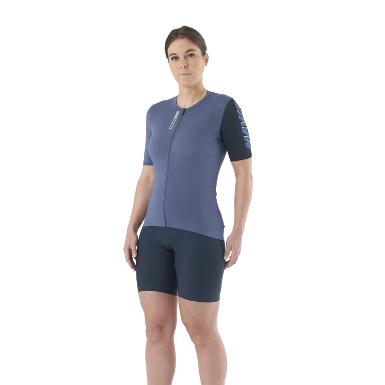 Maillot MAVIC ESSENTIAL Manches Courtes Femme Bleu - Image 4