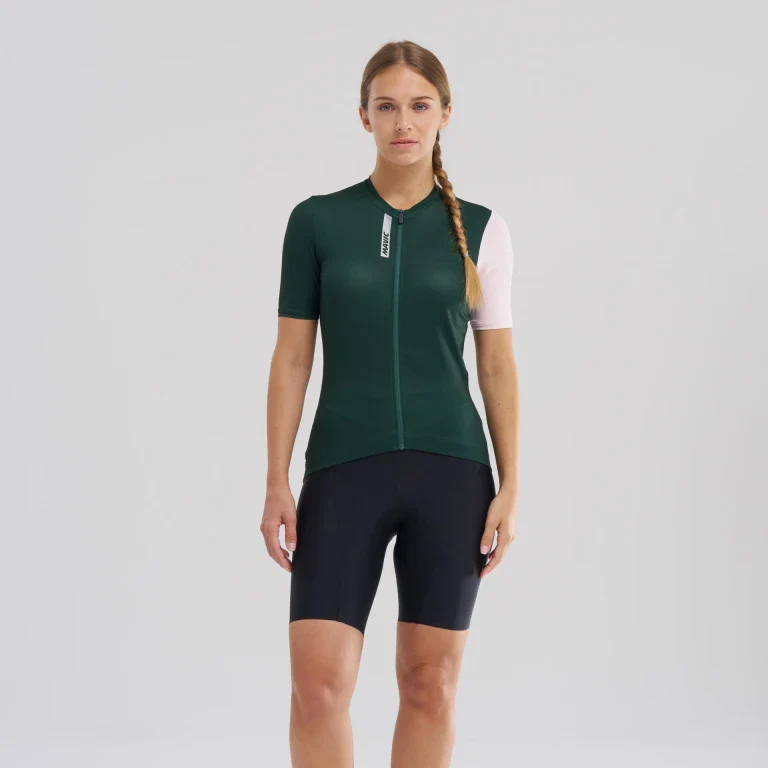Maillot MAVIC ESSENTIAL Manches Courtes Femme Vert - Image 4