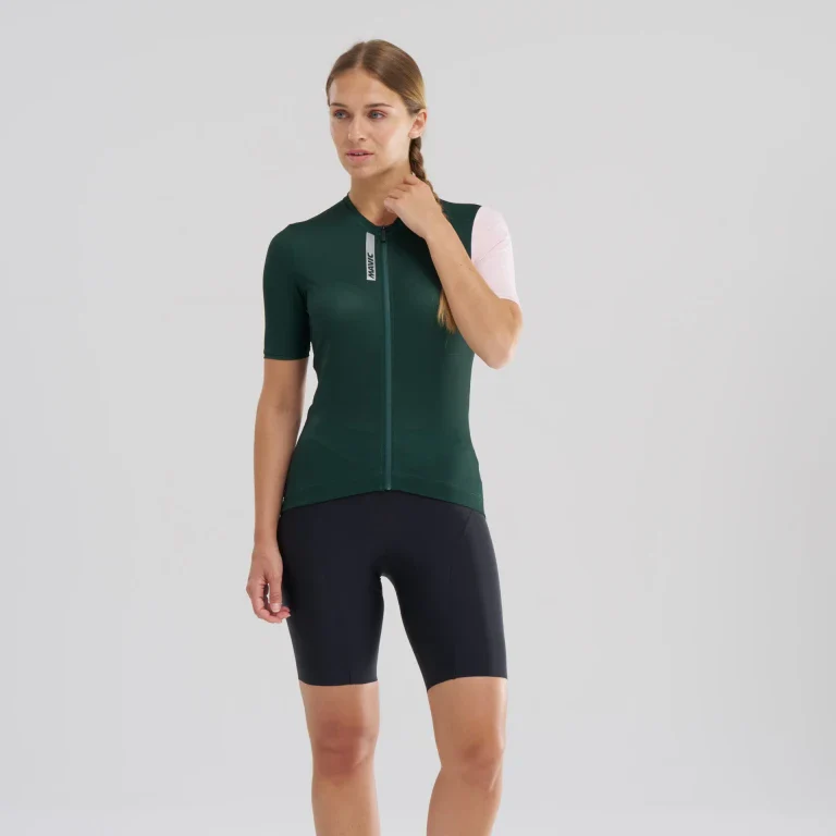 Maillot MAVIC ESSENTIAL Manches Courtes Femme Vert - Image 5