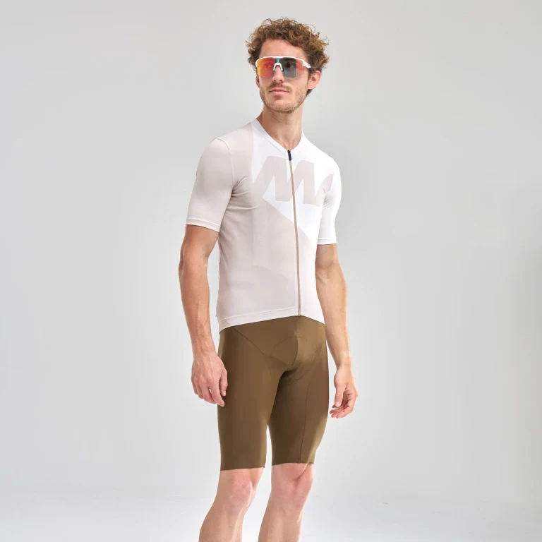Maillot MAVIC ICON GRAPHIC Manches Courtes Beige - Image 6