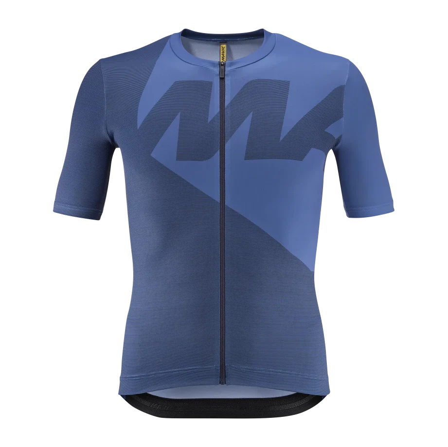 Maillot MAVIC ICON GRAPHIC Manches Courtes Bleu