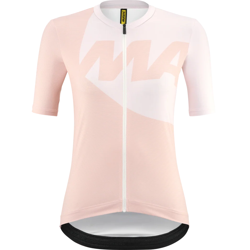 Maillot MAVIC ICON GRAPHIC Manches Courtes Femme Rose