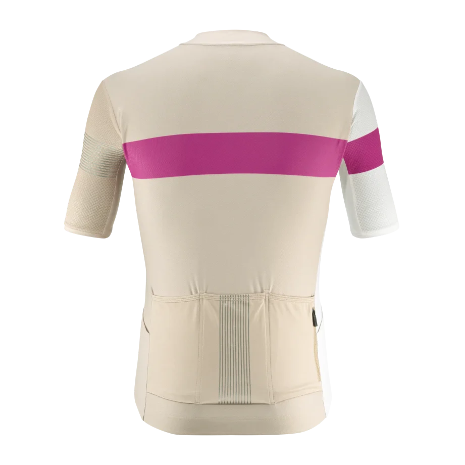 Maillot MAVIC KSYRIUM PRO Manches Courtes Beige - Image 2