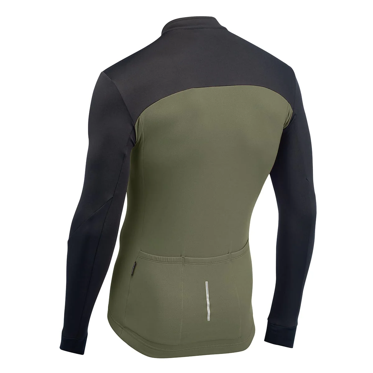 Maillot NORTHWAVE FORCE 2 Manches Longues Noir/Kaki - Image 2