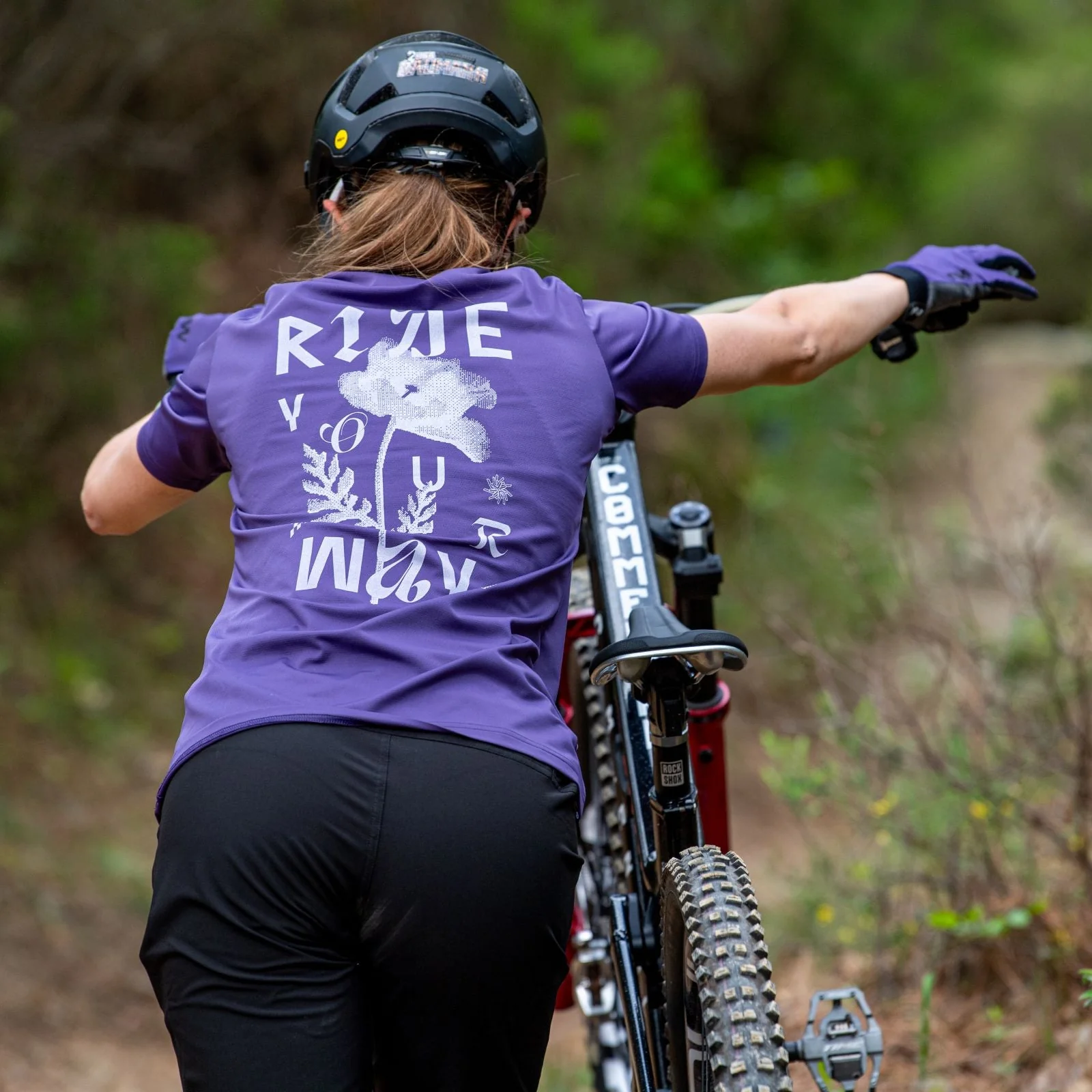 Maillot NORTHWAVE XTRAIL 2 Femme Manches Courtes Violet - Image 5