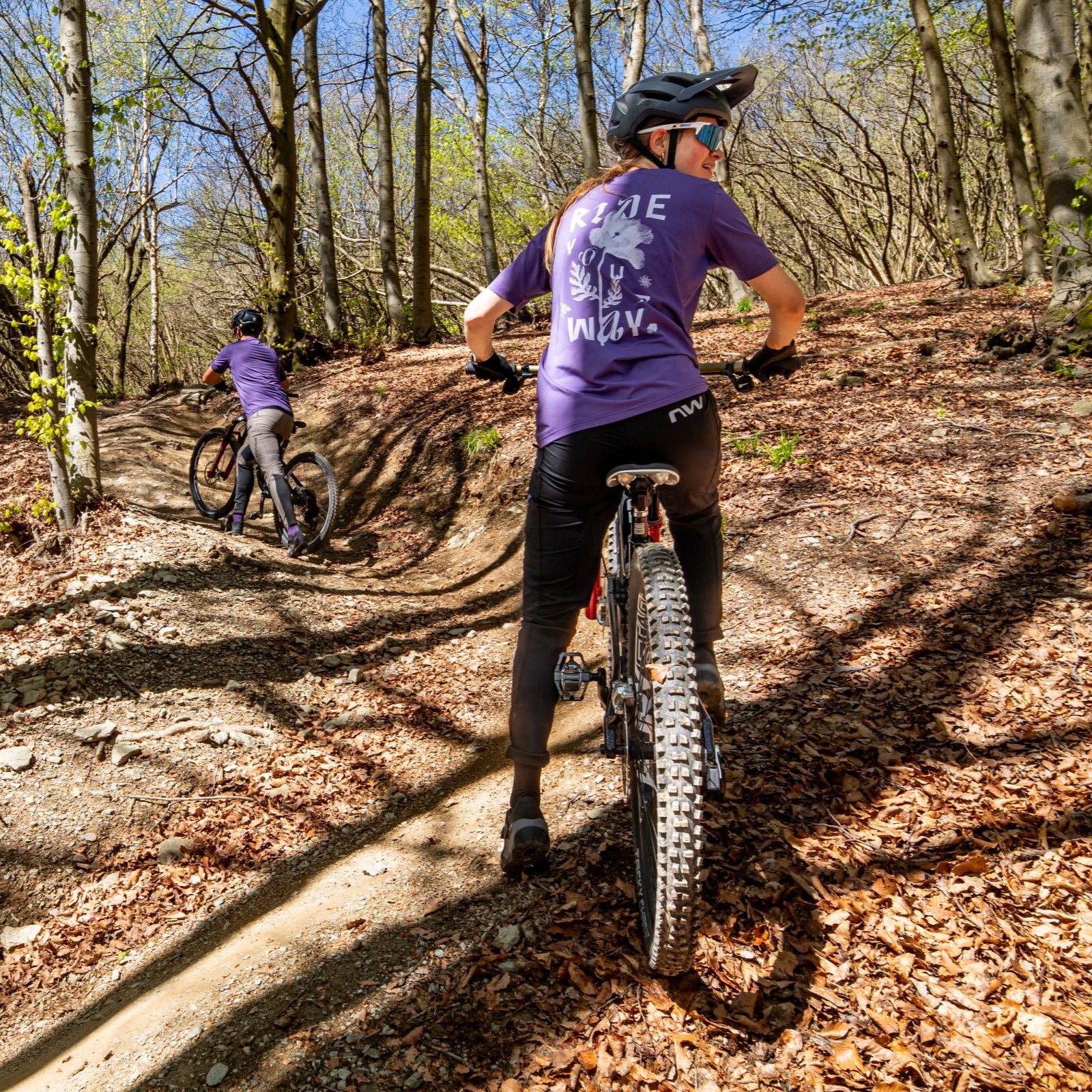 Maillot NORTHWAVE XTRAIL 2 Femme Manches Courtes Violet - Image 8