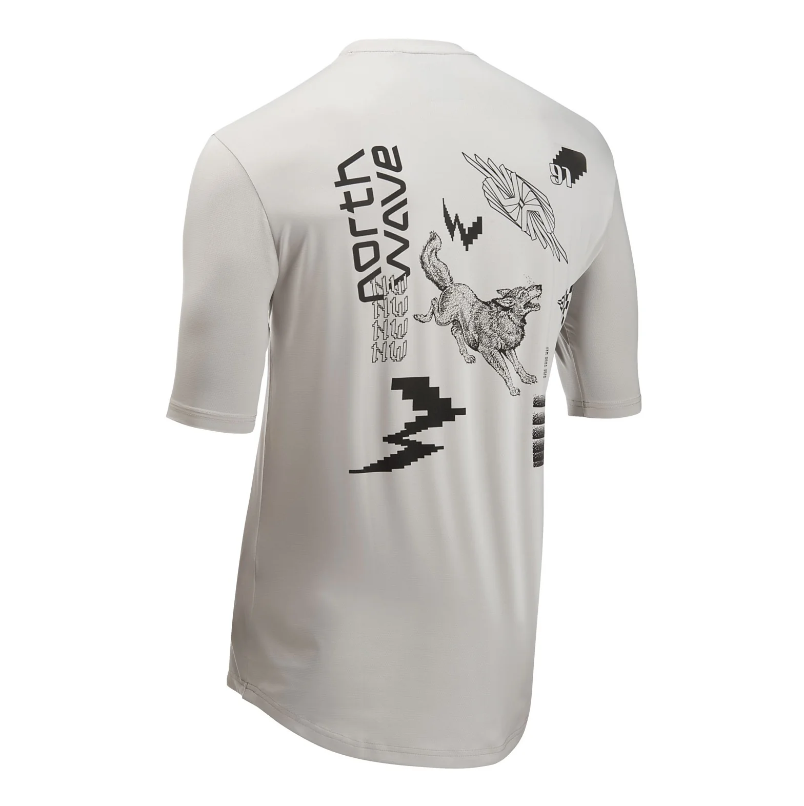 Maillot NORTHWAVE XTRAIL Manches Courtes Gris - Image 2