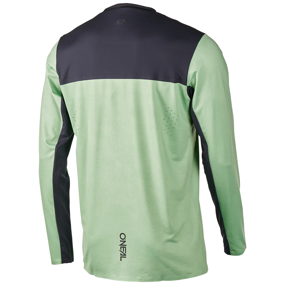 Maillot O'NEAL ELEMENT FR HYBRID Manches Longues Noir/Mint - Image 2