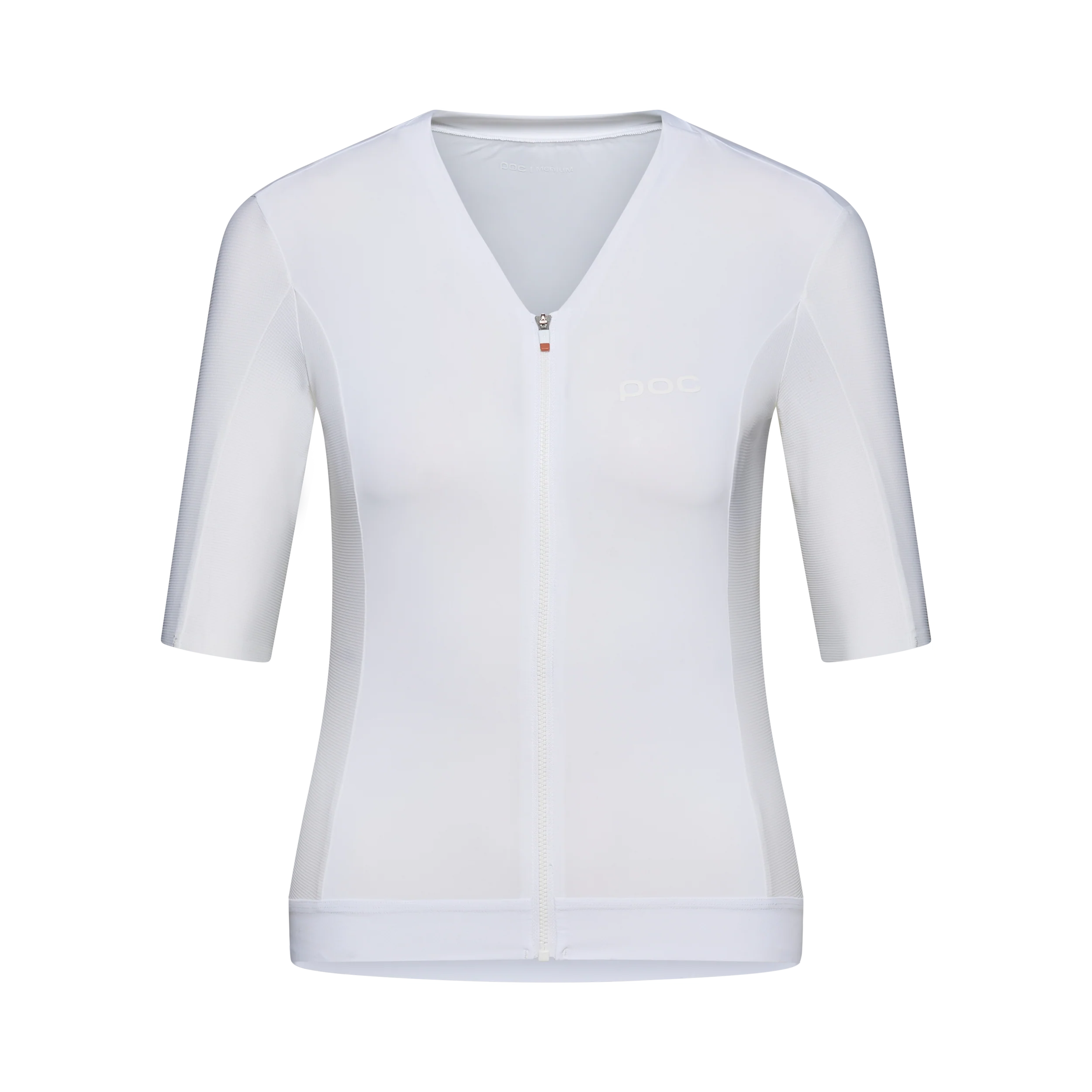 Maillot POC RACEDAY Femme Manches Courtes Blanc