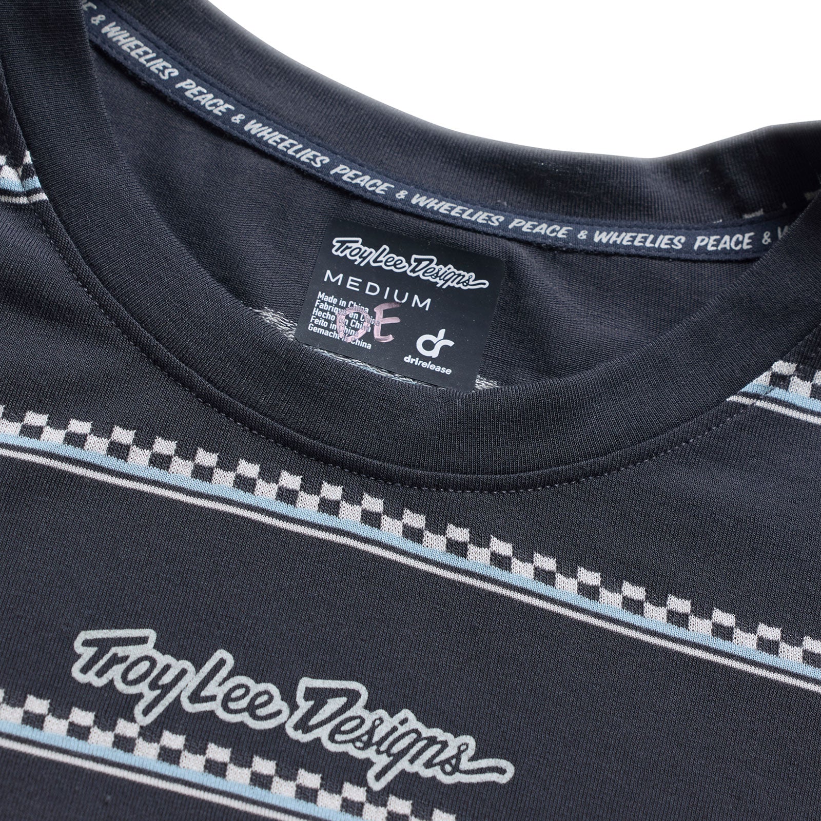 Maillot TROY LEE DESIGNS LILIUM RIDE CHECKED OUT Femme Manches Courtes Carbon - Image 6