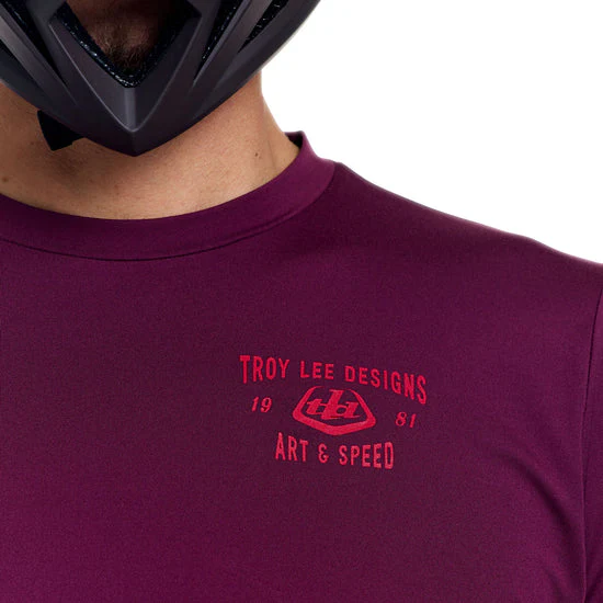 Maillot TROY LEE DESIGNS RUCKUS RIDE LOCKDOWN Manches Longues Sangria - Image 9