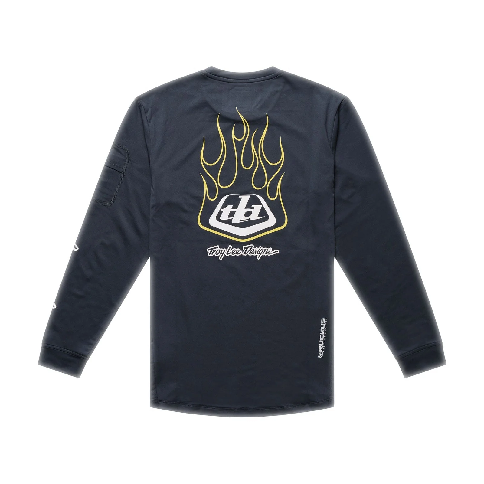 Maillot TROY LEE DESIGNS RUCKUS RIDE PRESSED Junior Manches Longues Noir - Image 2
