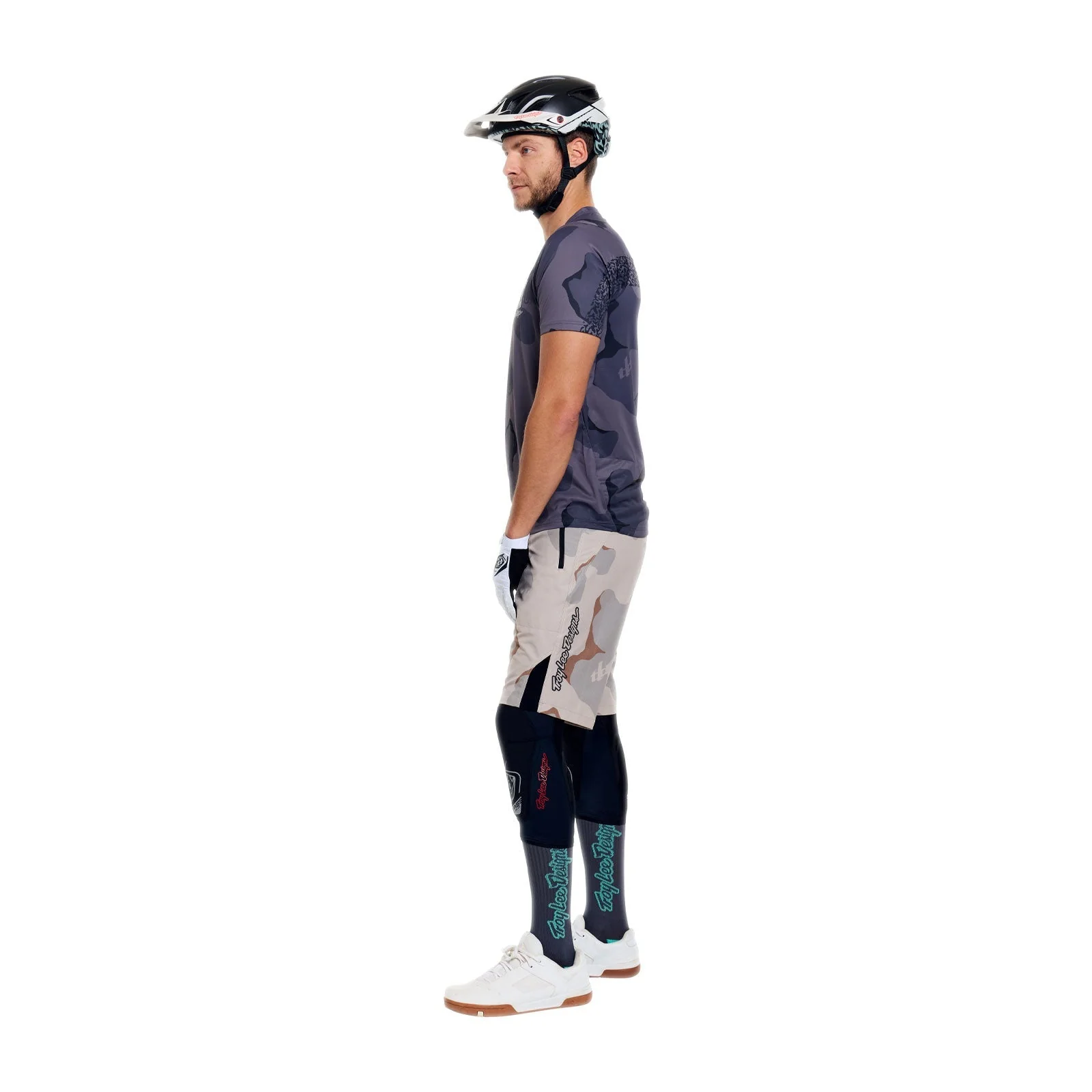 Maillot TROY LEE DESIGNS SKYLINE PRO FLOW CAMO Manches Courtes Carbon - Image 4