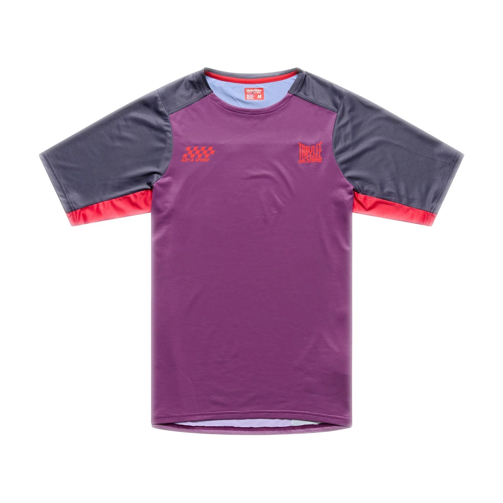 Maillot TROY LEE DESIGNS SKYLINE PRO FANGS ARMY Manches Courtes Sangria
