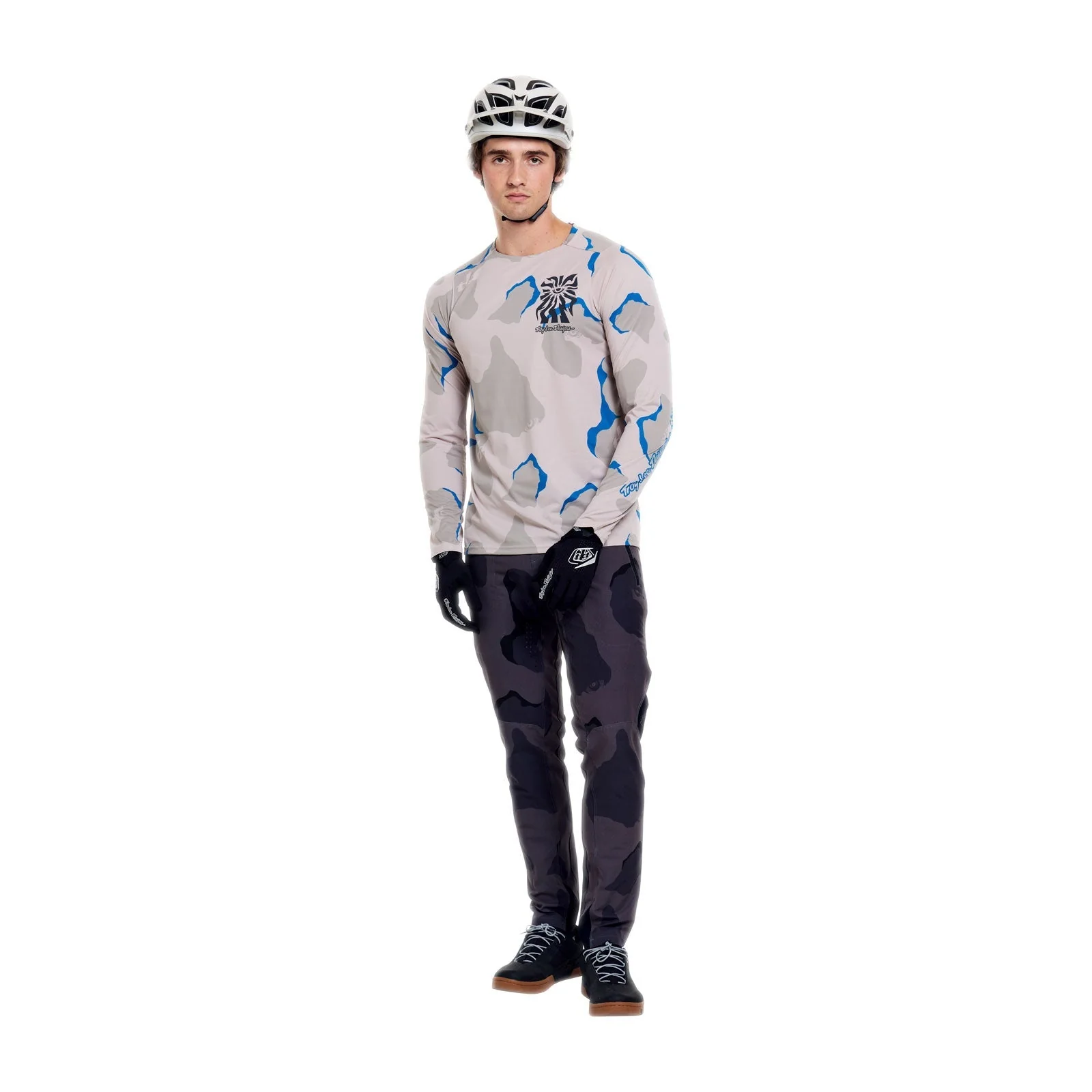 Maillot TROY LEE DESIGNS SKYLINE PRO FLOW CAMO Manches Longues Pumice - Image 3