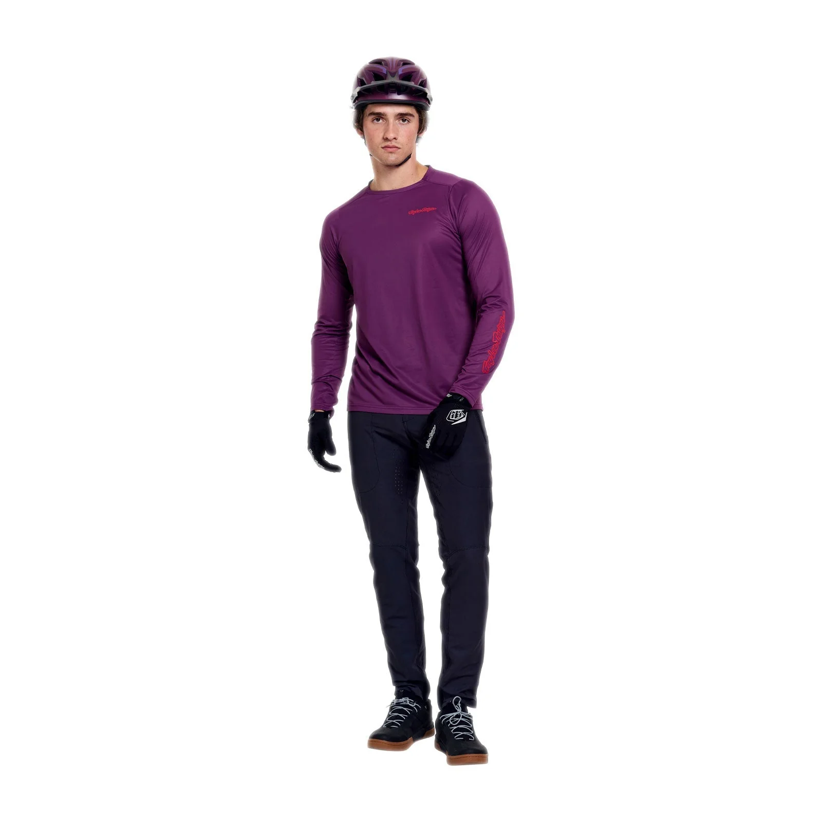 Maillot TROY LEE DESIGNS SKYLINE PRO MONO Manches Longues Sangria - Image 3