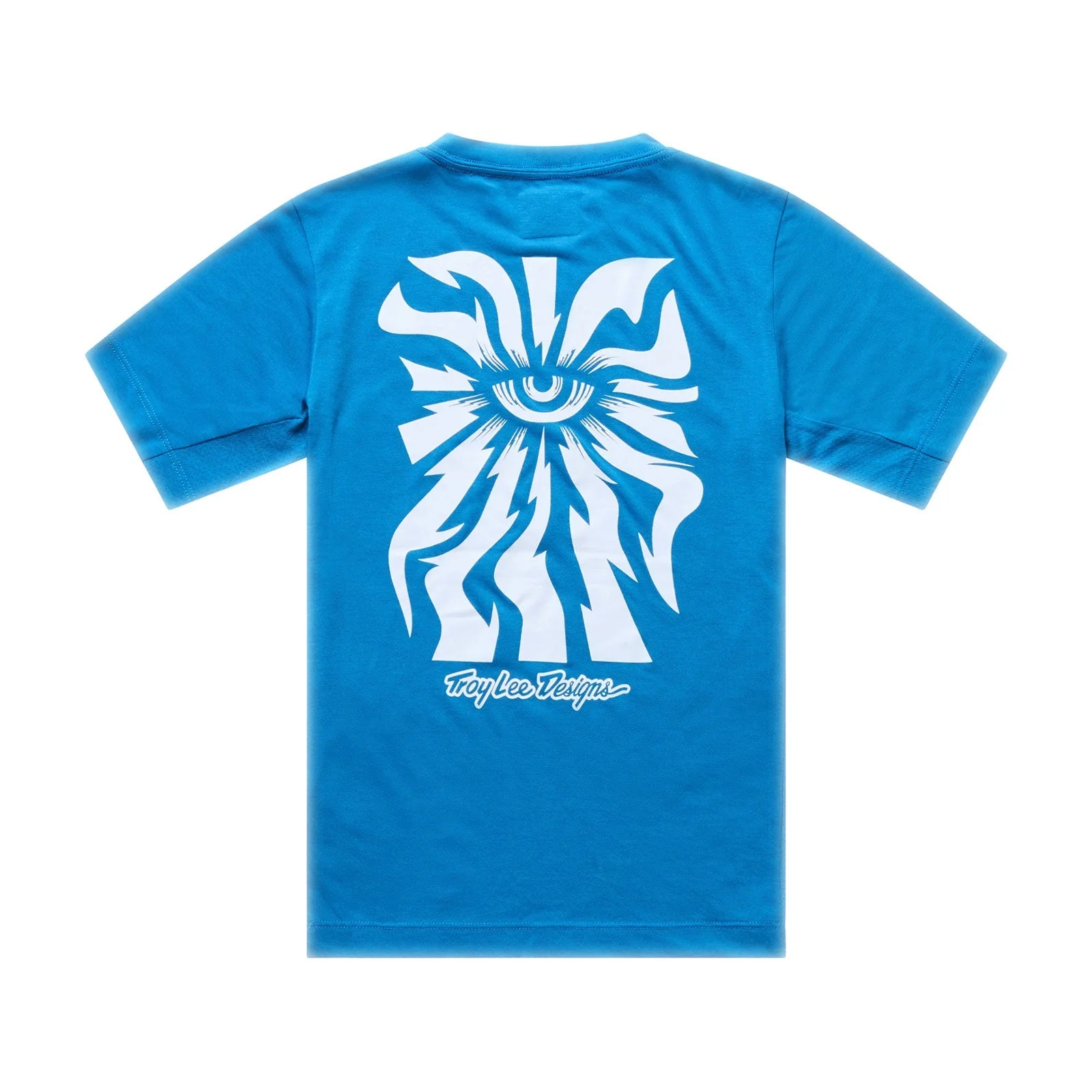 Maillot TROY LEE DESIGNS SKYLINE RIDE ONE EYE AERO Junior Manches Courtes Bleu - Image 2