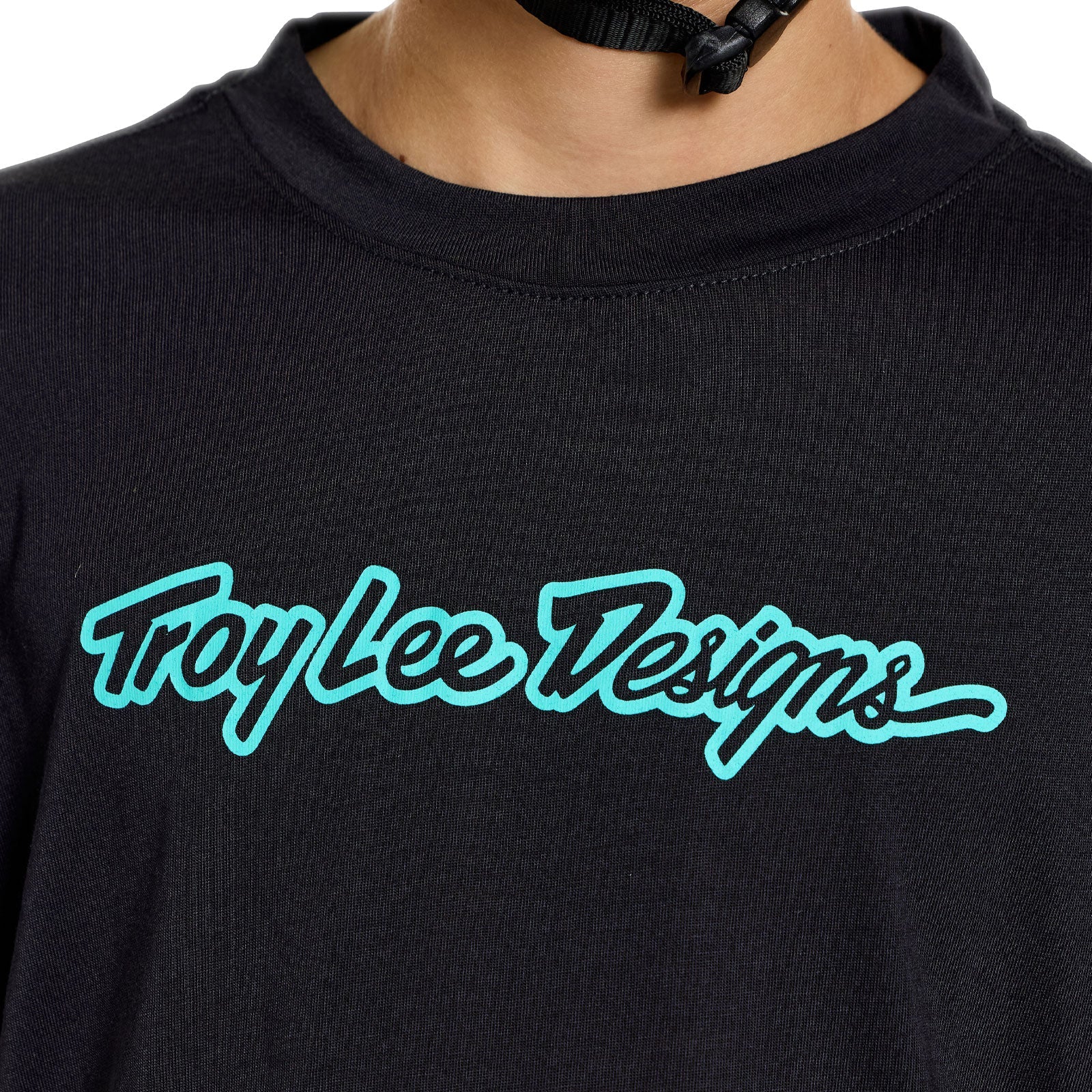 Maillot TROY LEE DESIGNS SKYLINE RIDE SIGNATURE Junior Manches Courtes Noir/Turquoise - Image 9