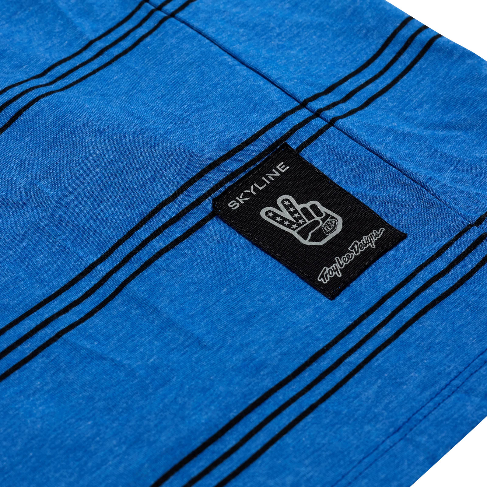 Maillot TROY LEE DESIGNS SKYLINE RIDE TEE WASH OUT Manches Courtes Bleu - Image 3