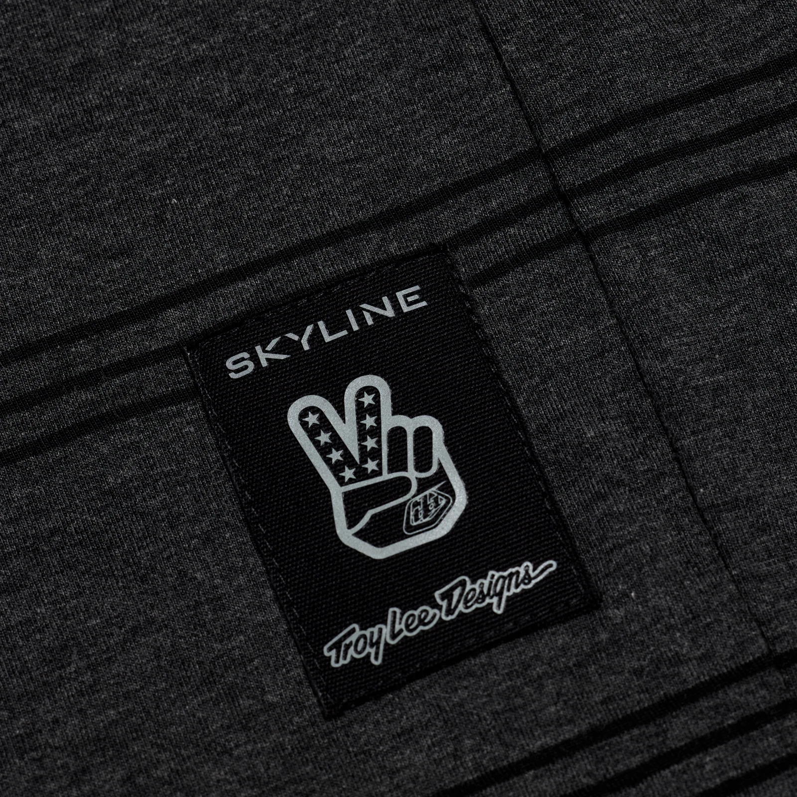 Maillot TROY LEE DESIGNS SKYLINE RIDE TEE WASH OUT Manches Courtes Gris - Image 3