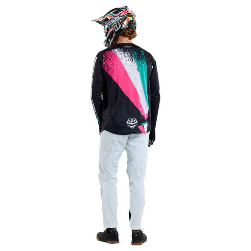 Maillot TROY LEE DESIGNS SPRINT FULL PULL Manches Longues Noir - Image 11
