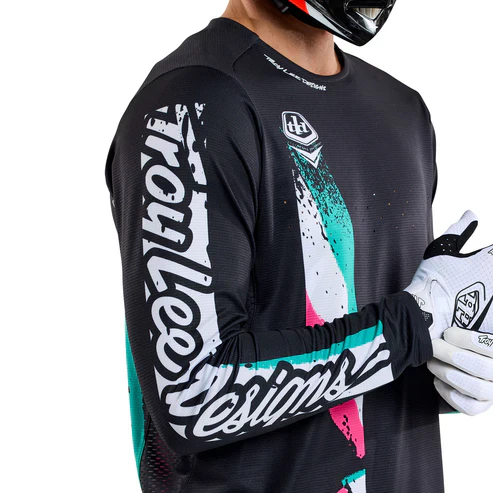 Maillot TROY LEE DESIGNS SPRINT FULL PULL Manches Longues Noir - Image 15