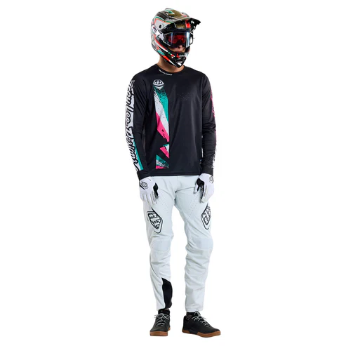 Maillot TROY LEE DESIGNS SPRINT FULL PULL Manches Longues Noir - Image 8