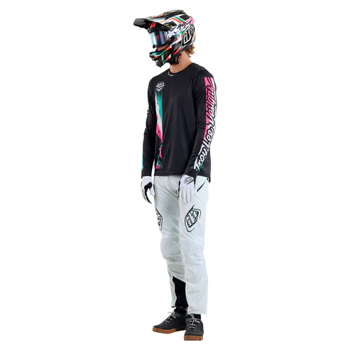 Maillot TROY LEE DESIGNS SPRINT FULL PULL Manches Longues Noir - Image 9