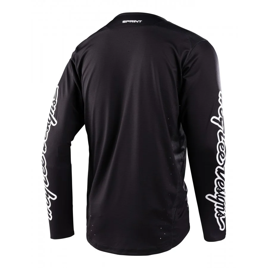 Maillot TROY LEE DESIGNS SPRINT ICON Manches Longues Noir - Image 2