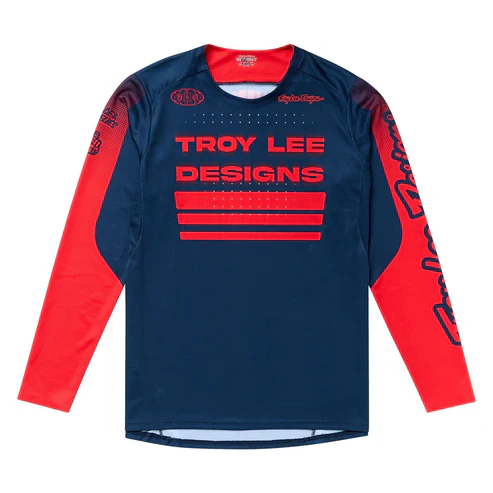 Maillot TROY LEE DESIGNS SPRINT Manches Longues Bleu/Rouge