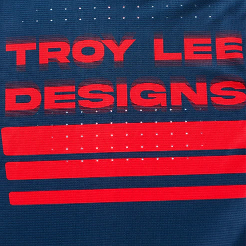 Maillot TROY LEE DESIGNS SPRINT Manches Longues Bleu/Rouge - Image 3