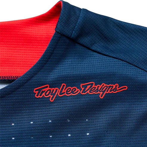 Maillot TROY LEE DESIGNS SPRINT Manches Longues Bleu/Rouge - Image 5
