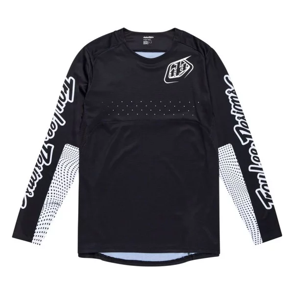 Maillot TROY LEE DESIGNS SPRINT Manches Longues Noir