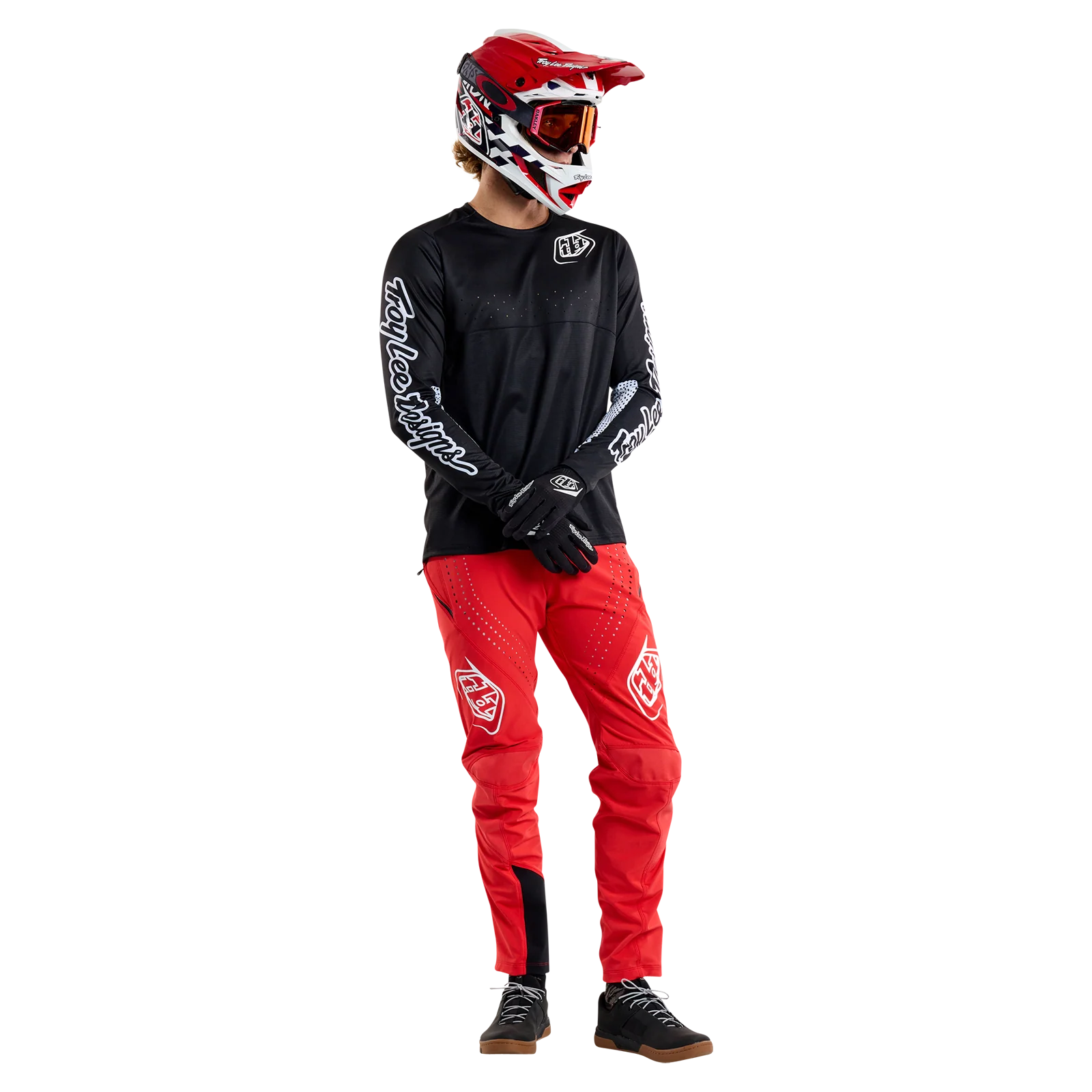 Maillot TROY LEE DESIGNS SPRINT Manches Longues Noir - Image 11