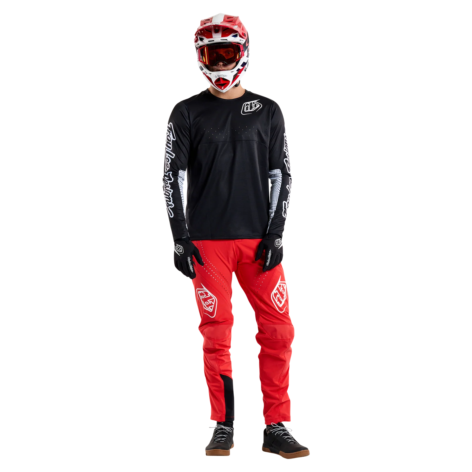Maillot TROY LEE DESIGNS SPRINT Manches Longues Noir - Image 12
