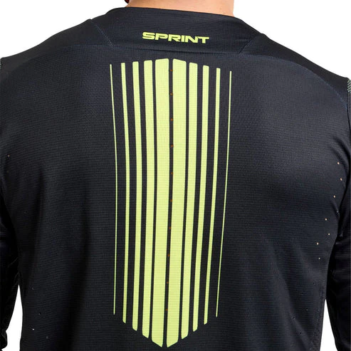 Maillot TROY LEE DESIGNS SPRINT Manches Longues Noir/Jaune - Image 16