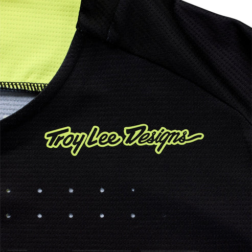 Maillot TROY LEE DESIGNS SPRINT Manches Longues Noir/Jaune - Image 5